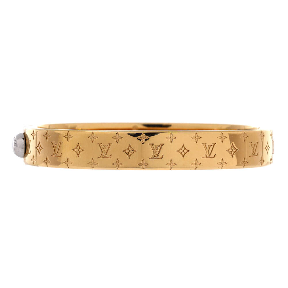 Louis Vuitton Nanogram Cuff Bracelet Metal - Picture 2 of 3